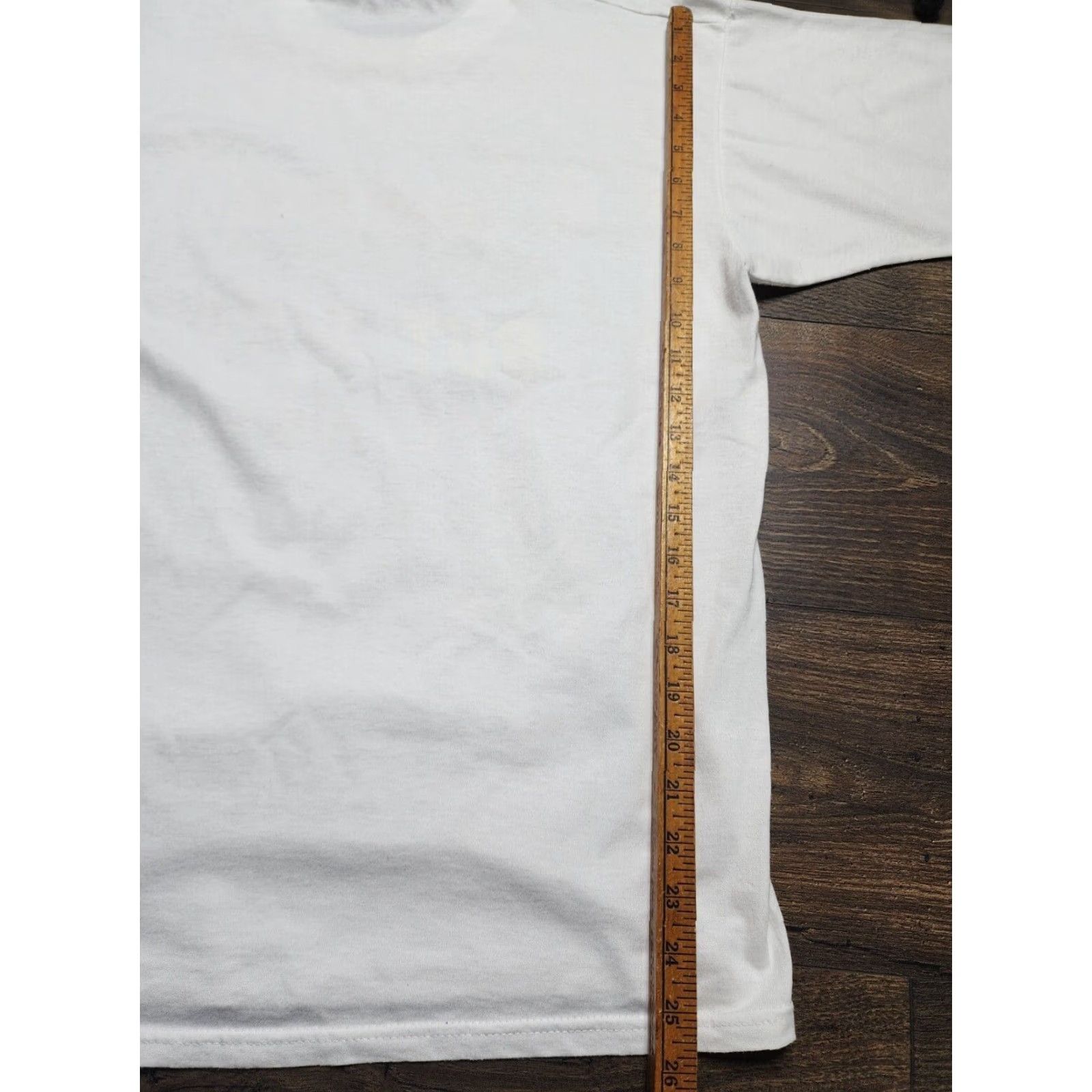Fruit Of The Loom VINTAGE Fruit of the Loom T-Shirt Shirt Mens L White 90s Cartoon Funny USA 90s Mens L White US Made Size US L / EU 52-54 / 3 - 4 Thumbnail
