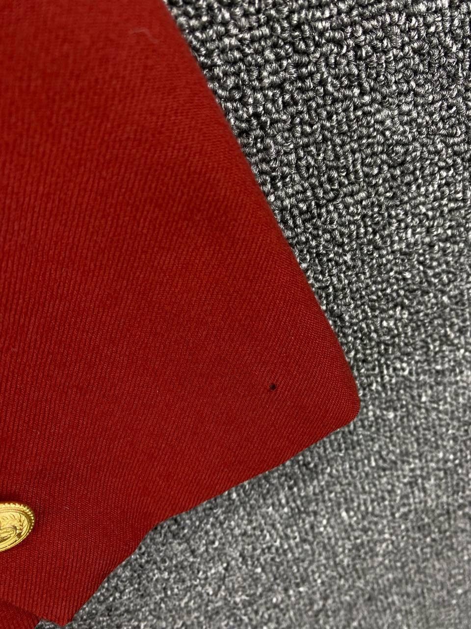 Burberry Vintage Burberry Red Wool Blazer Coat Jacket Size US M / EU 48-50 / 2 - 12 Thumbnail