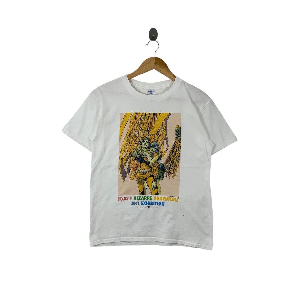 Anime JOJO BIZARRE ADVENTURE Hirohiko Araki Exhibition Tee Shirt Size US S / EU 44-46 / 1 - 1 Thumbnail