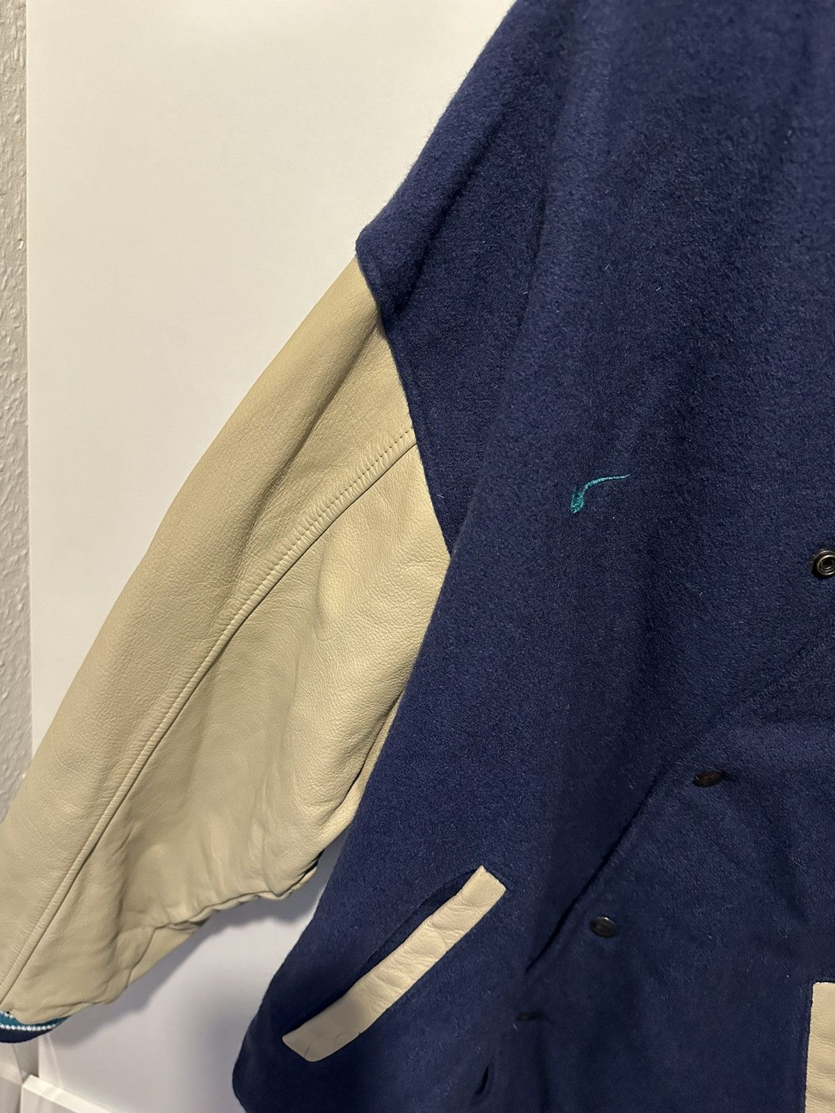 Nike Nike Lederjacke Miami Dolphins Size XL Leather Jacket Size US XL / EU 56 / 4 - 6 Thumbnail