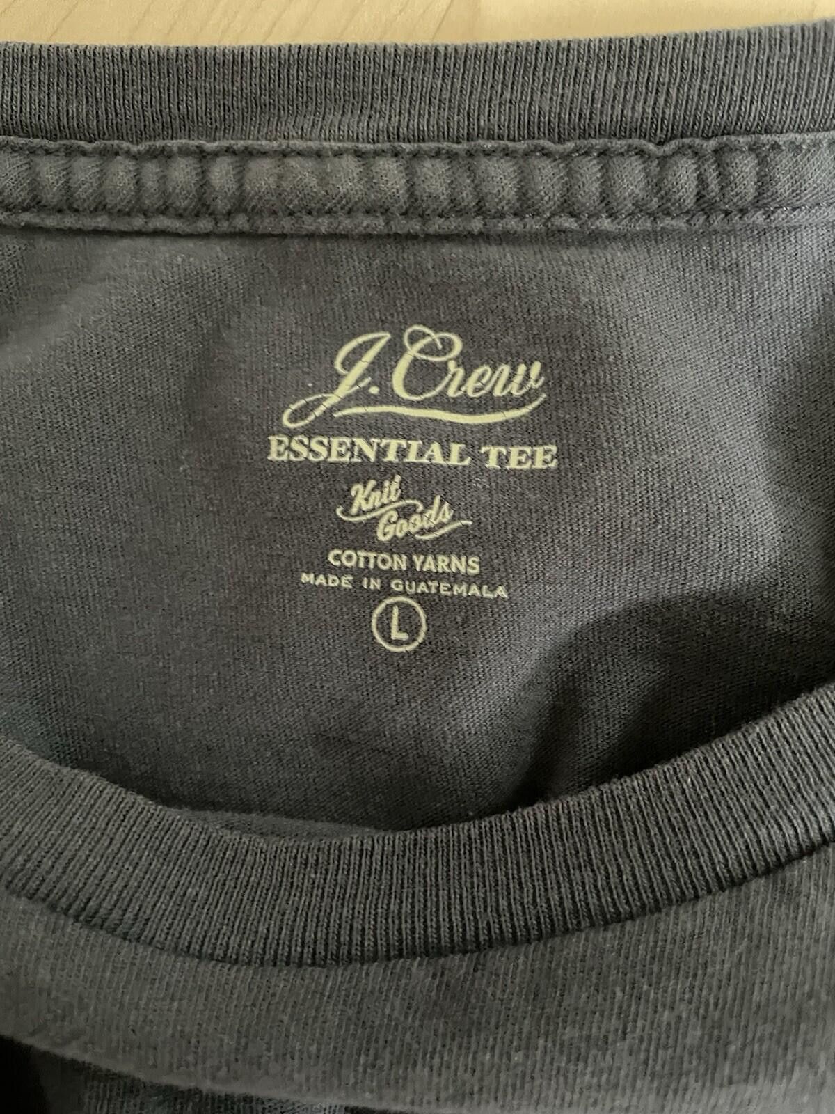 J.Crew J. Crew Essential Tee Grey Men Large Size US L / EU 52-54 / 3 - 3 Thumbnail
