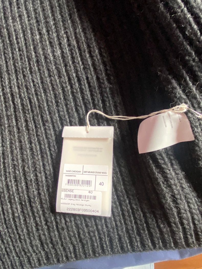 Our Legacy Our Legacy Thick wool sweater coat Size US XXS / EU 40 - 6 Thumbnail