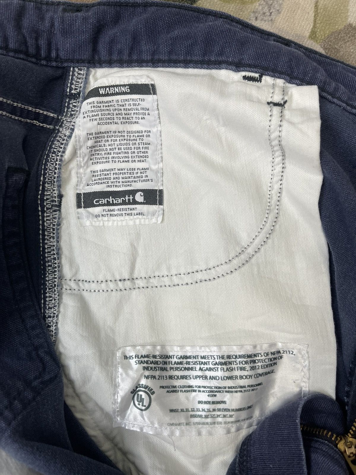 Carhartt Vintage Carhartt FR NFPA 2112 Cargo Pant Faded Work Pant Size US 42 / EU 58 - 16 Thumbnail