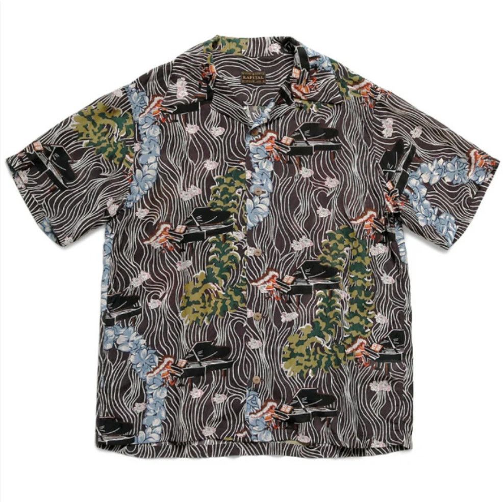 Kapital Kapital Silk Rayon Piano pt Aloha Shirt Size US M / EU 48-50 / 2 - 2 Thumbnail