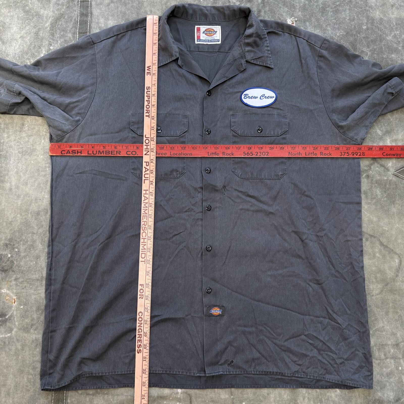 Dickies Vintage Y2K Dickies Brew Crew Beer Garage Button Up Shirt Size US XXL / EU 58 / 5 - 5 Thumbnail