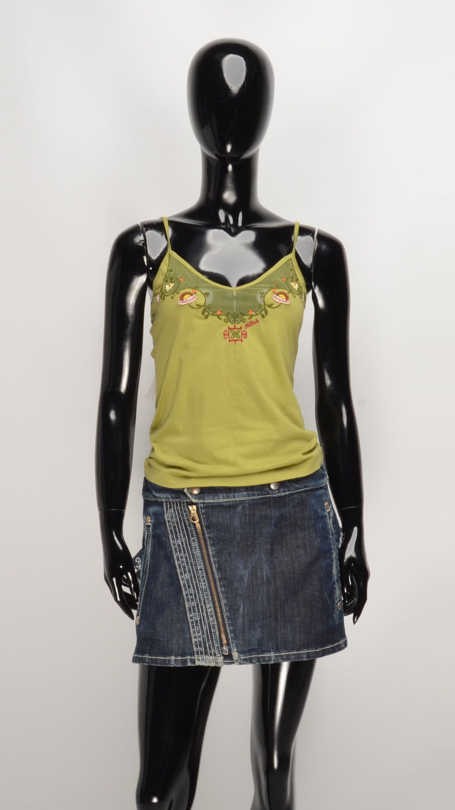 Miss Sixty × Vintage Y2K Killah by Miss Sixty Fairy Floral Embroidered Tank Top Size S / US 4 / IT 40 - 5 Thumbnail