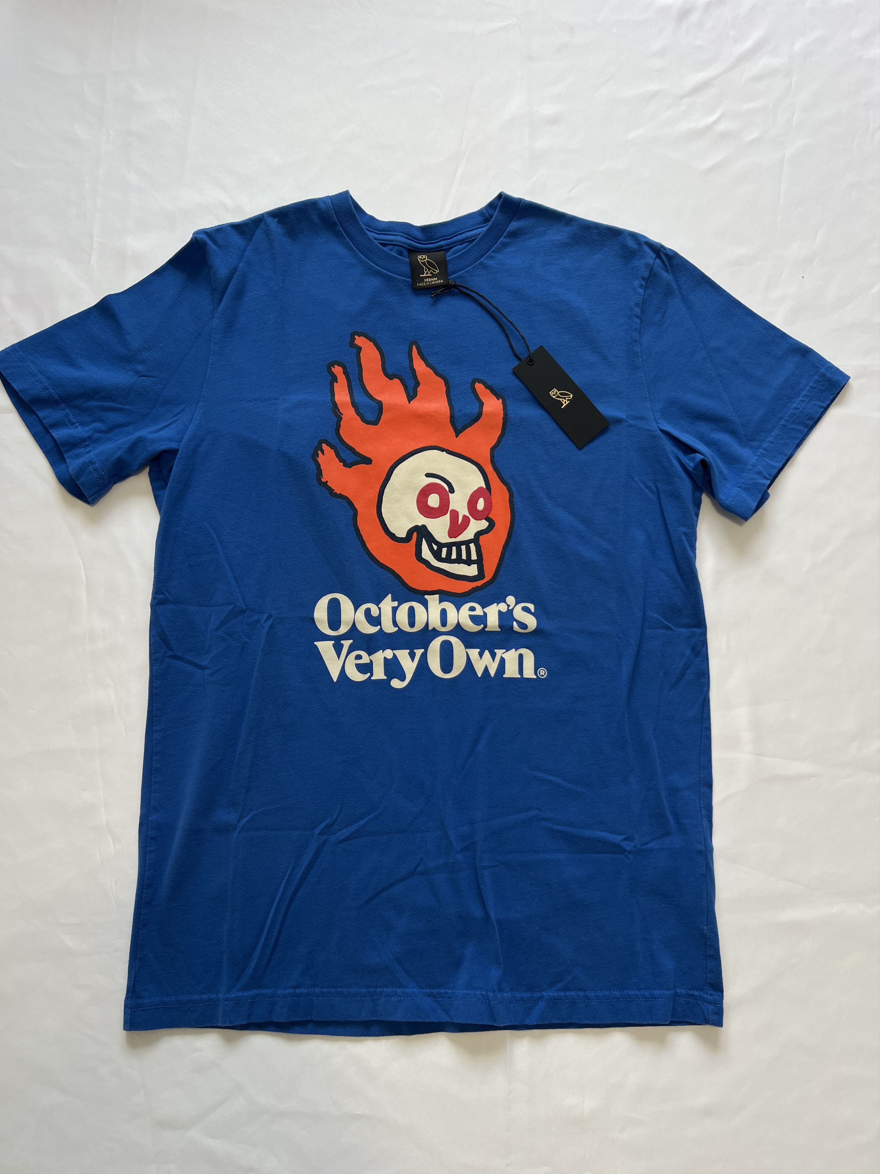 Drake 🦉 💀 🔥OVO HOT SKULL T-SHIRT TEE Size US M / EU 48-50 / 2 - 6 Thumbnail