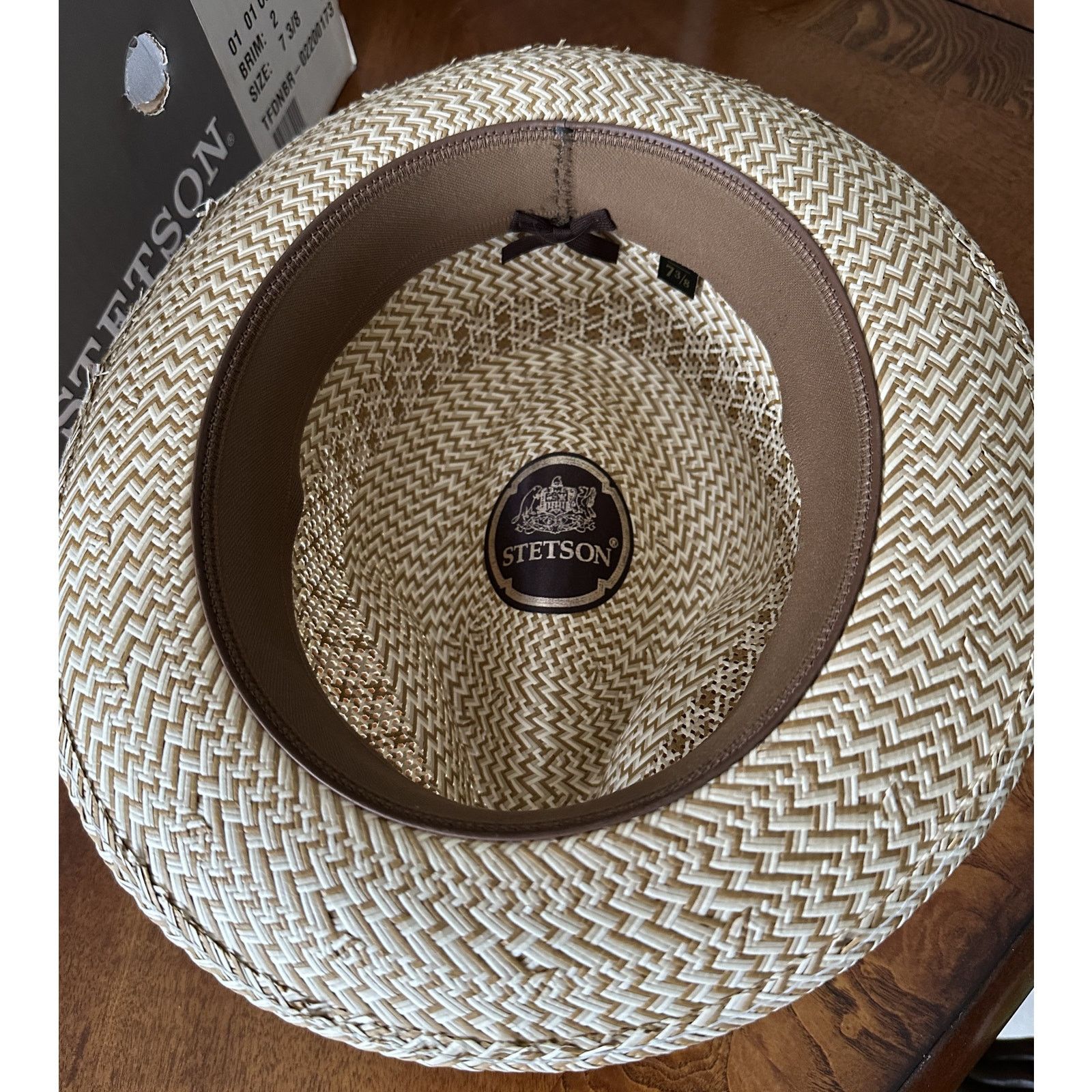 Stetson Stetson Dunbar Fedora & Moor Panama Straw Hat Size 7 3/8 Size ONE SIZE - 3 Thumbnail