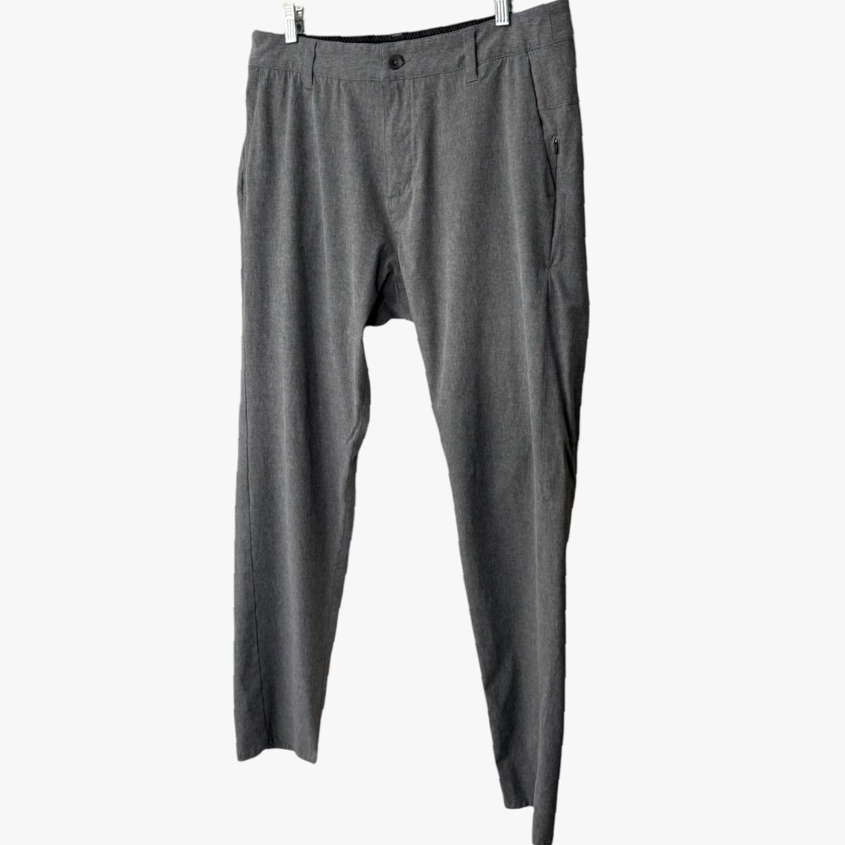 Vuori Vuori Aim Pants Gray Men Size 34 Performance Stretch Slim-Fit Golf Chino V431 Size US 34 / EU 50 - 2 Thumbnail