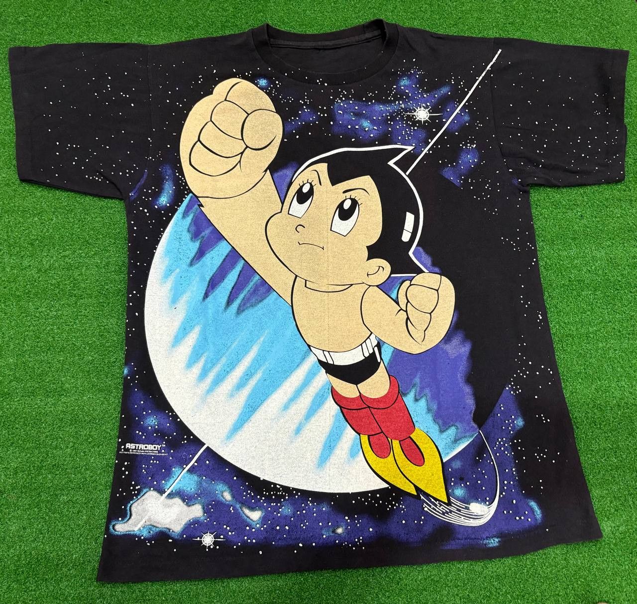 Cartoon Network × Japanese Brand × Vintage Vintage Astro Boy Japan Anime OverPrint Tee Akira Bleach Size US L / EU 52-54 / 3 - 10 Thumbnail