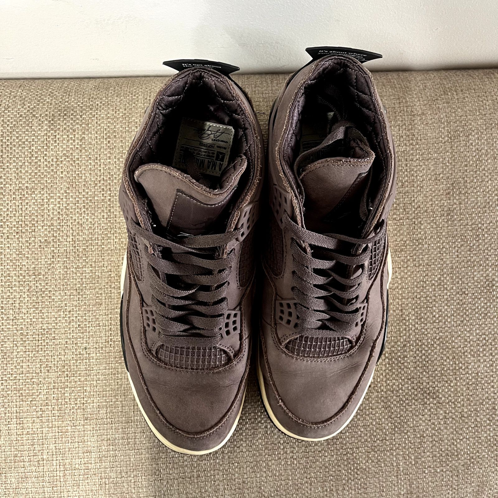 A Ma Maniere × Jordan Brand × Nike Jordan 4 Retro x A Ma Maniere Size 10.5M Preowned No Box i Size US 10.5 / EU 43-44 - 6 Thumbnail
