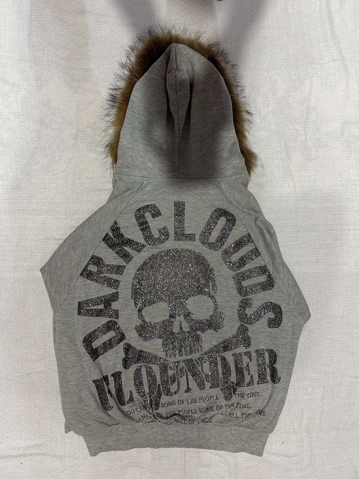If Six Was Nine 💸BINDINGOFFER💸Fur Hoodie Dark Cloods Flounder Skull Lgb Ifsi Size US L / EU 52-54 / 3 - 12 Thumbnail
