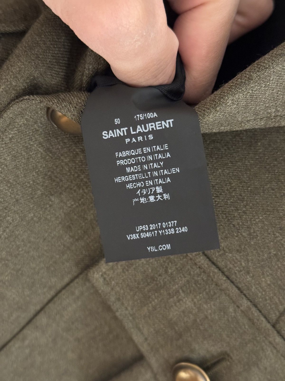 Saint Laurent Paris Saint Laurent Military Jacket Size US M / EU 48-50 / 2 - 4 Thumbnail