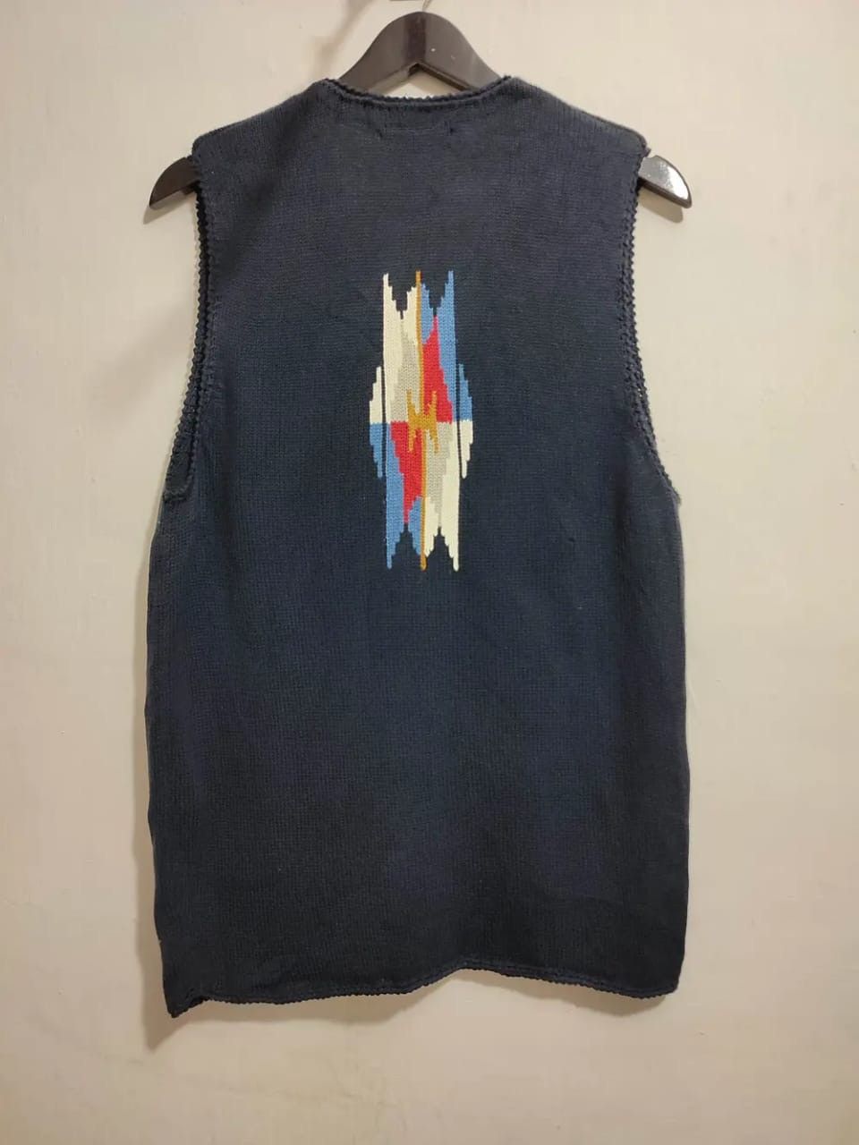 United Arrows United Arrows Navajo Sleeveless Vest Cardigan Native America Size US L / EU 52-54 / 3 - 6 Thumbnail