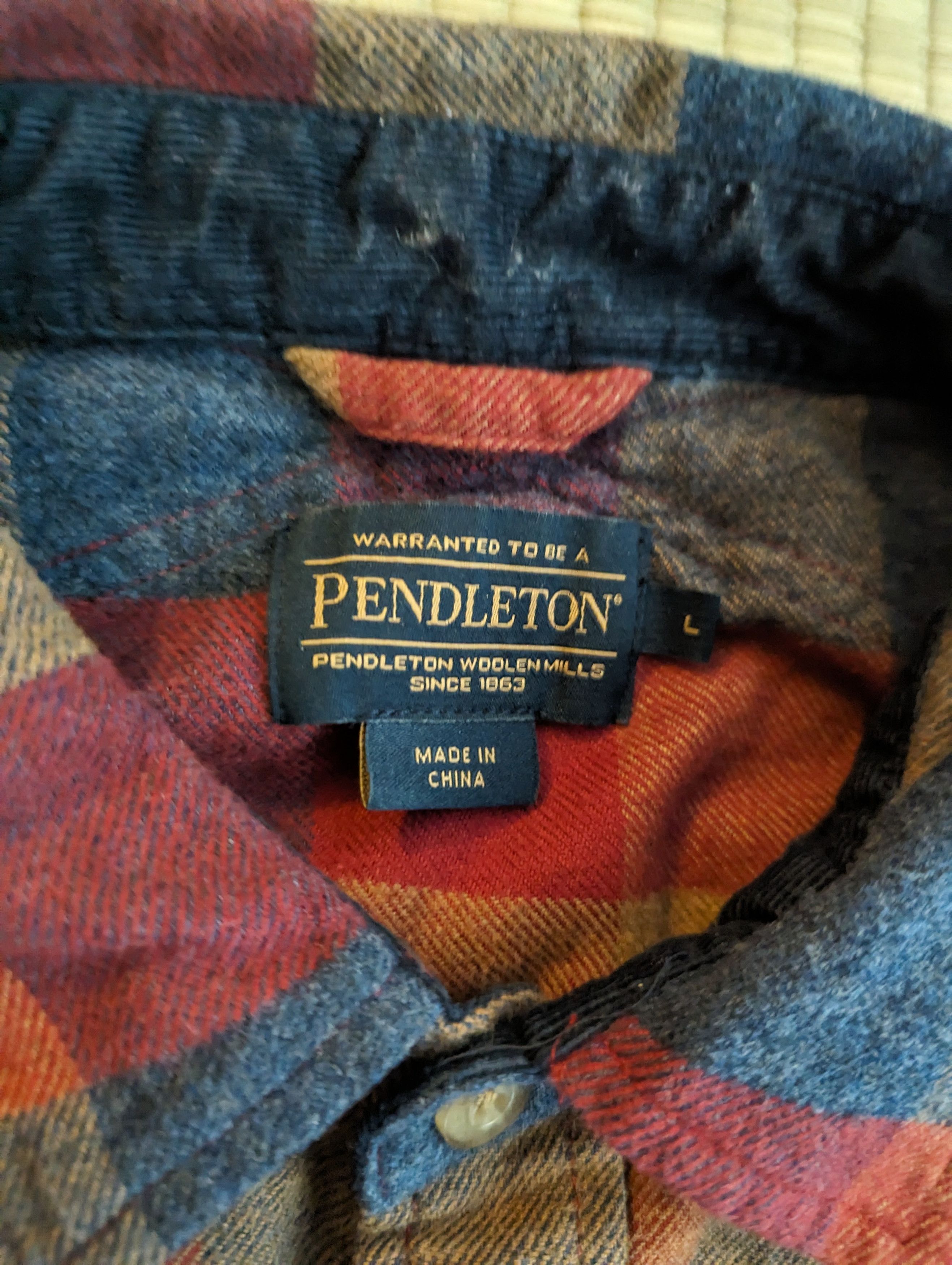 Pendleton Pendleton Fremont Brushed Cotton Flannel Shirt Check Size US L / EU 52-54 / 3 - 3 Thumbnail