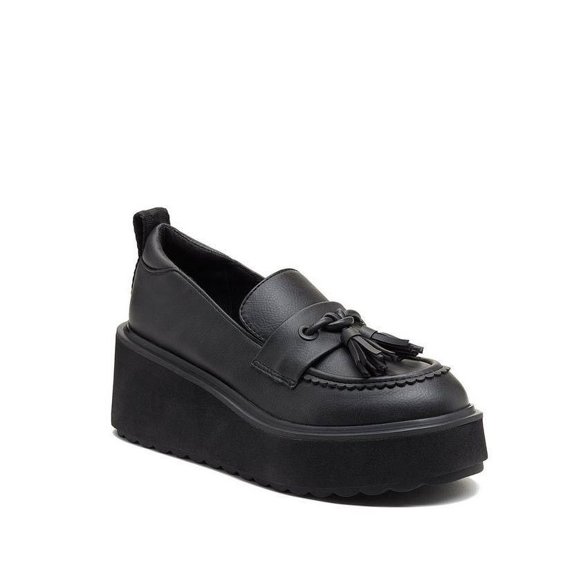 Other Rocket Dog Harper Platform Black Chunky Loafer Grunge Y2K Size US 8 / IT 38 - 2 Thumbnail