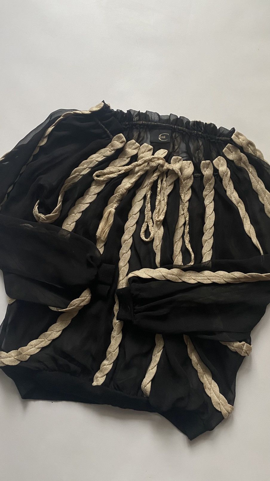 Roberto Cavalli Roberto Cavalli Vintage Barocco Luxury Style Y2k Silk Blouse Size S / US 4 / IT 40 - 3 Thumbnail