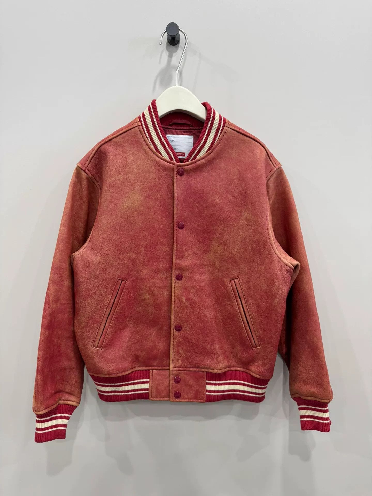 Supreme vintage supreme baseball leather jacket size S Size US S / EU 44-46 / 1 - 1 Thumbnail