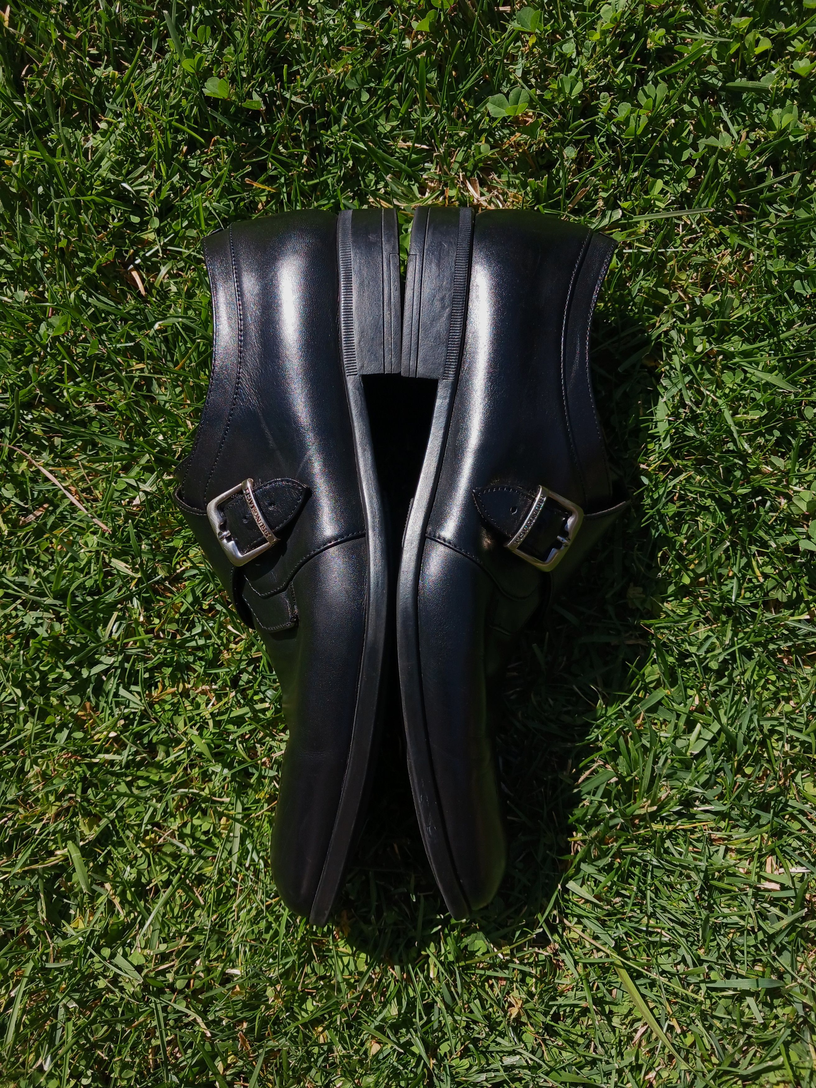 Bruno Magli Bruno Magli Italian Single Monk Strap Medallion Loafers Size US 12 / EU 45 - 4 Thumbnail