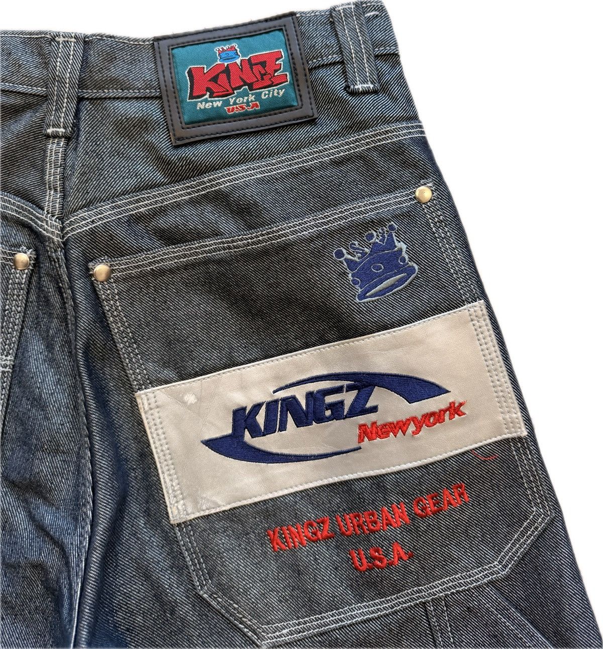 Other OG Streetwear Kingz New York Baggy Jeans Size US 32 / EU 48 - 5 Thumbnail