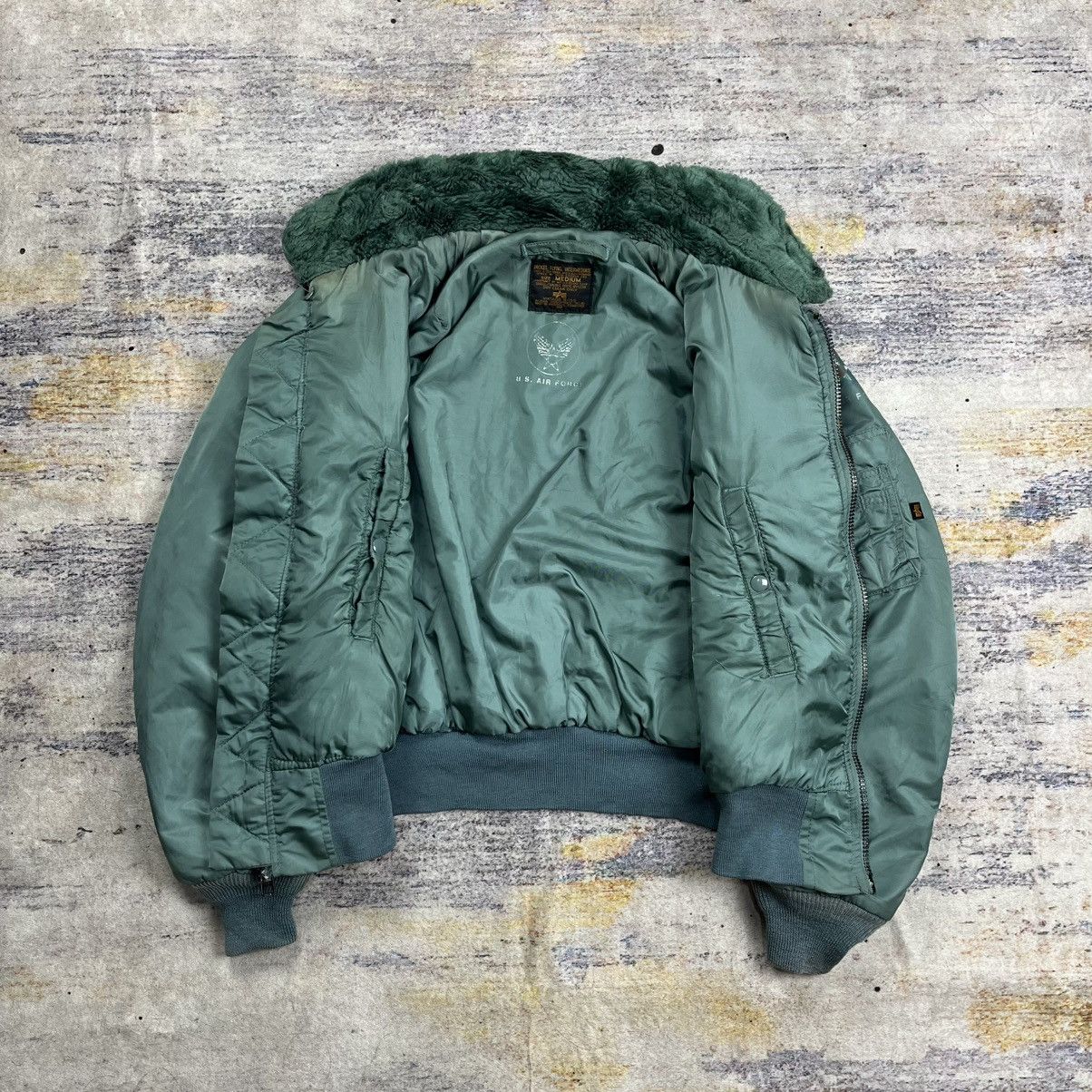 Alpha Industries Vintage 90s Alpha industries B-15D bomber flight jacket Size US M / EU 48-50 / 2 - 8 Thumbnail