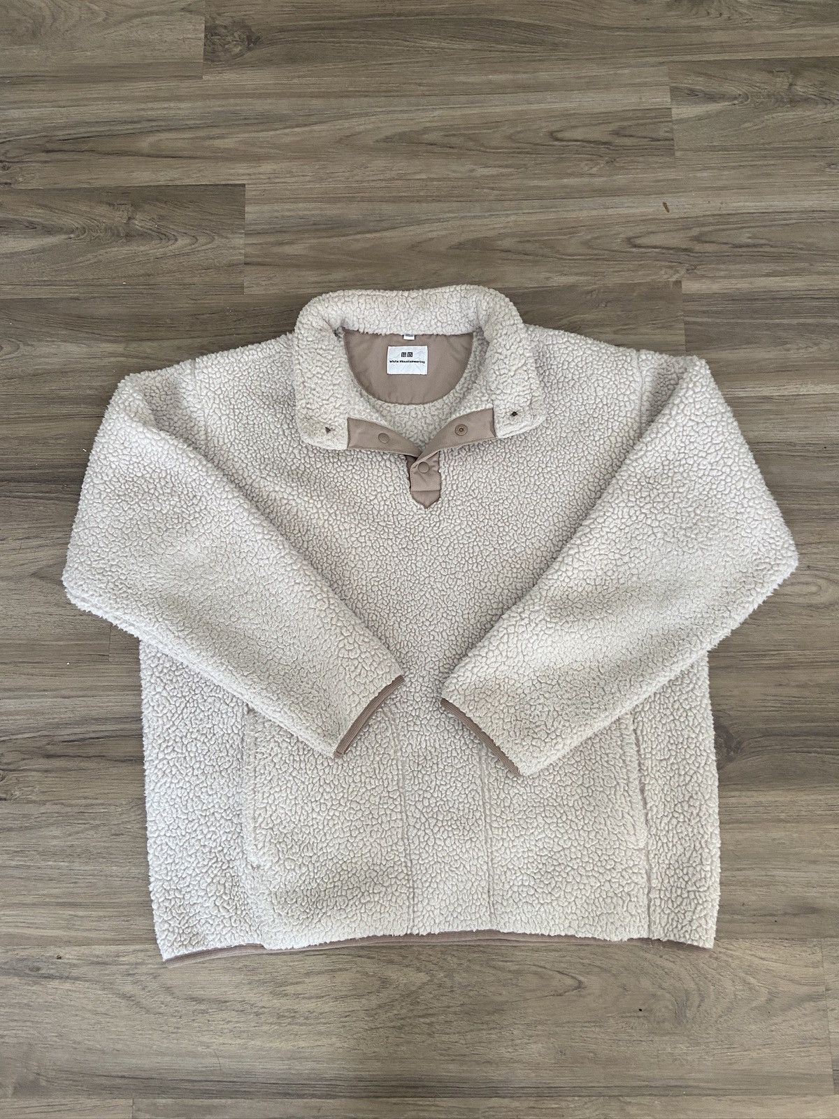 Uniqlo × White Mountaineering UNIQLO White Mountaineering Sherpa Fleece Pullover Size L Size US L / EU 52-54 / 3 - 2 Thumbnail