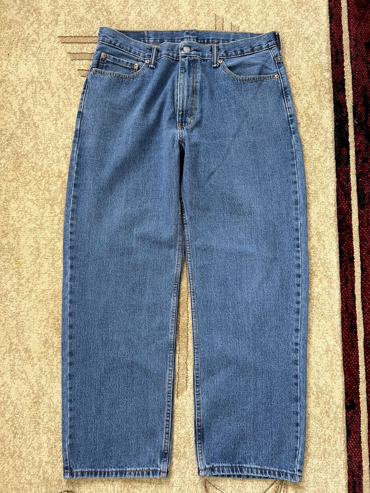 Levi's × Vintage Levis 550’s Light Blue Wash Denim Jeans Size US 34 / EU 50 - 5 Thumbnail