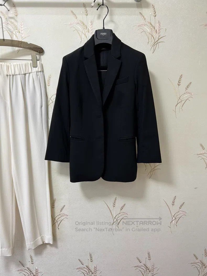 The Row The Row Black wool blazer Size S / US 4 / IT 40 - 2 Thumbnail