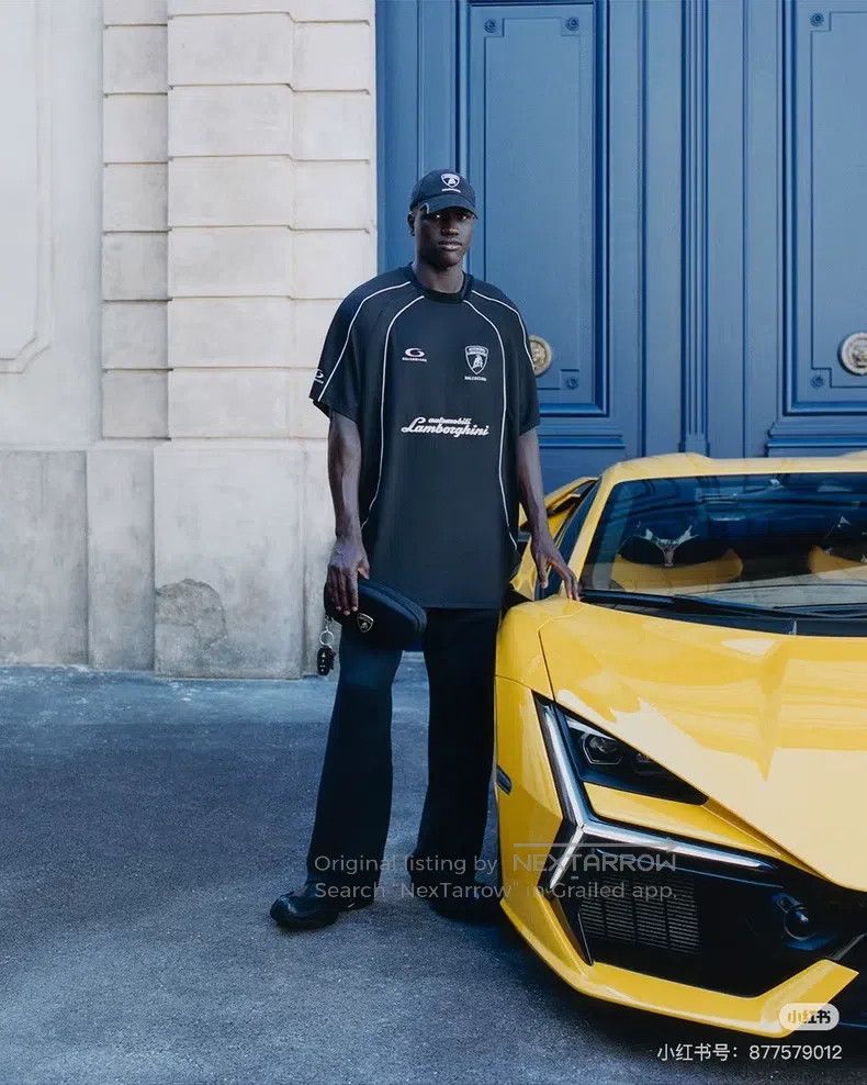 Balenciaga Balenciaga Lamborghini Joint Edition Jersey Short Sleeve Size US S / EU 44-46 / 1 - 7 Thumbnail