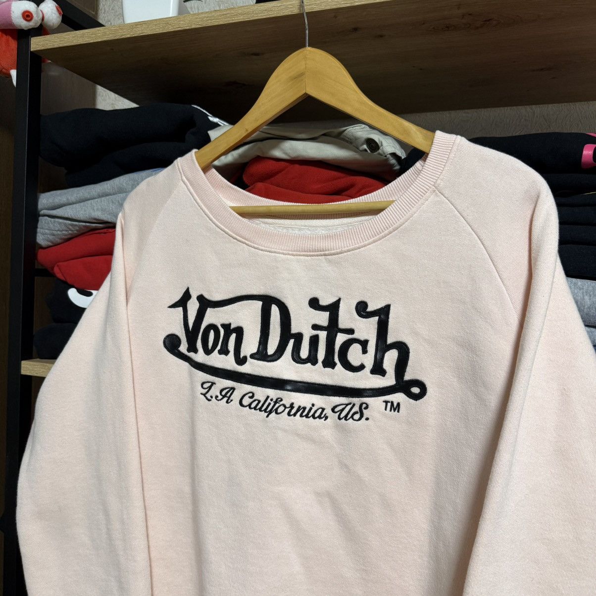 Von Dutch 📌 Vintage Y2K Von Dutch Vintage Sweatshirt Jumper Size M / US 6-8 / IT 42-44 - 2 Thumbnail