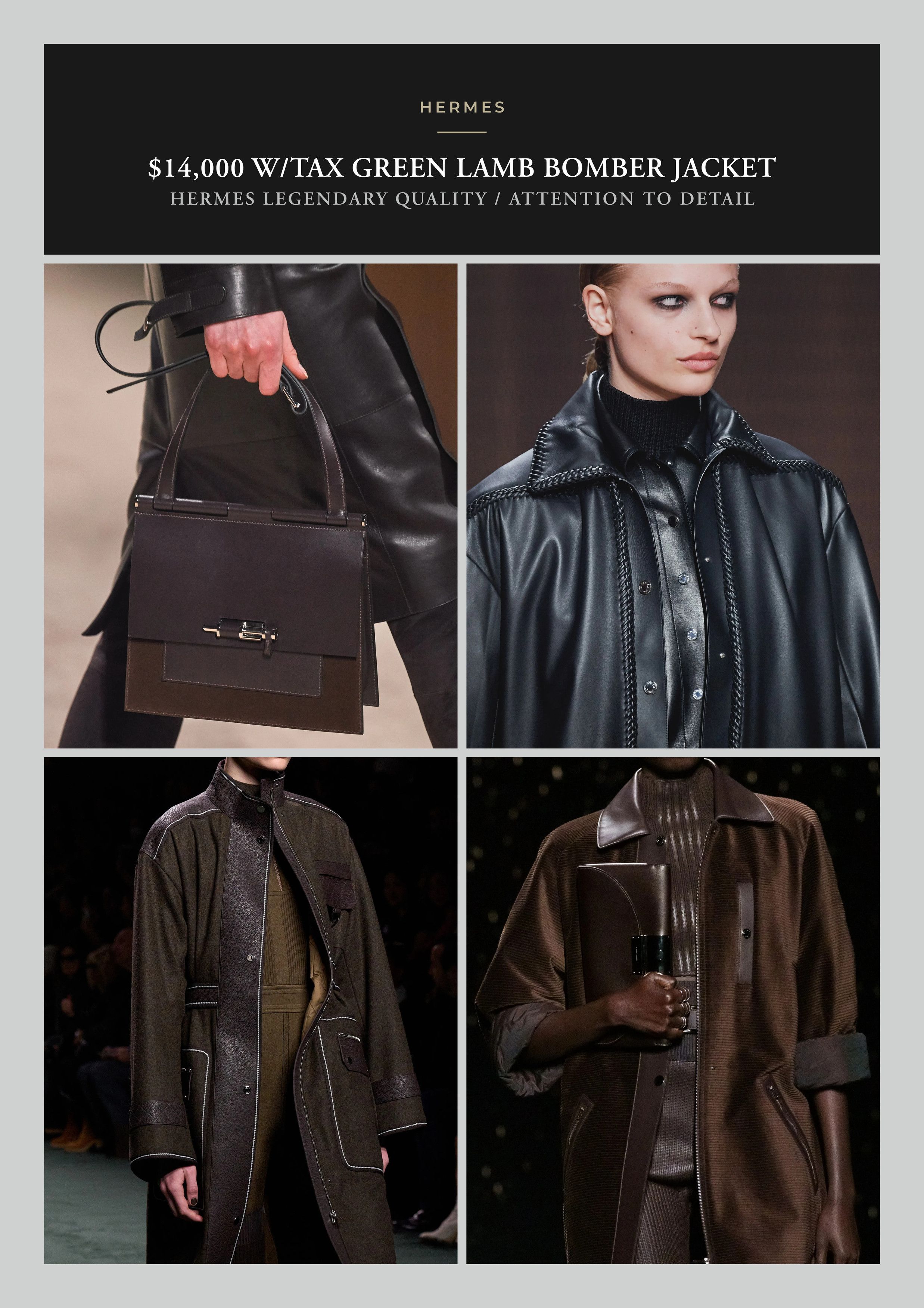 Hermes Ultimate Ultra Rare $16K w/tax Calf Shearling Leather Vest Size US M / EU 48-50 / 2 - 9 Thumbnail