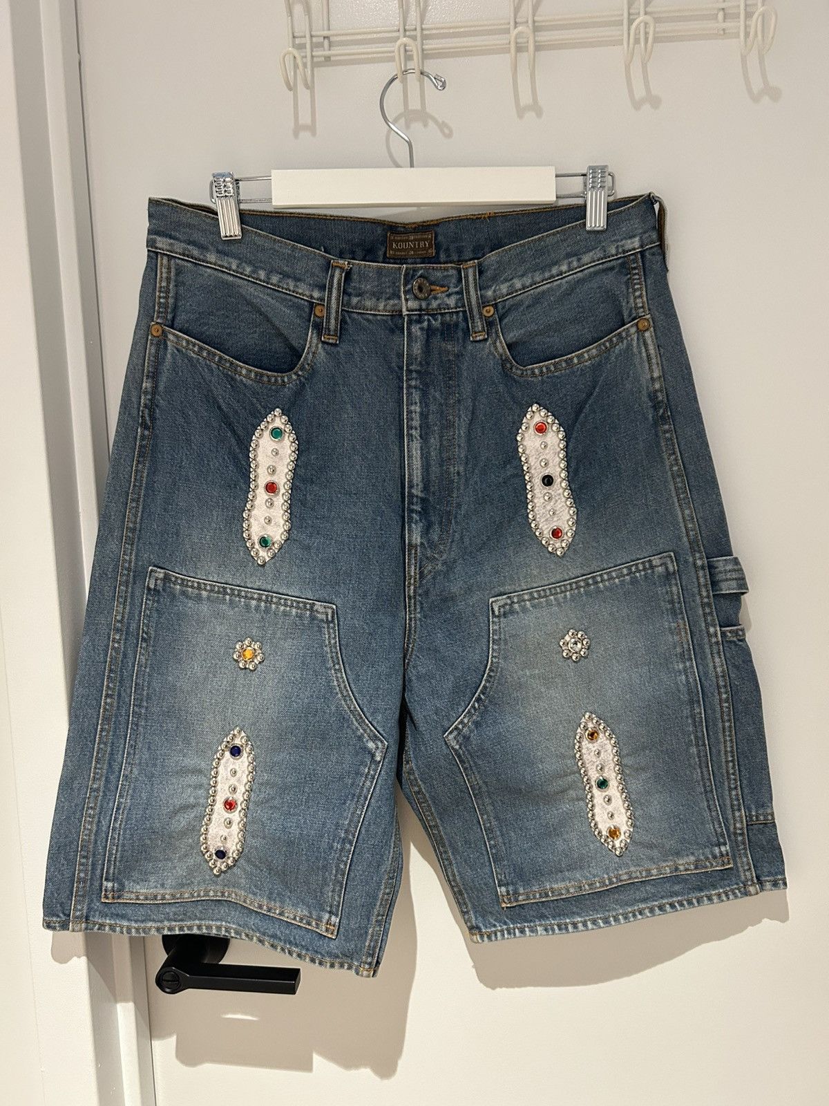 Kapital × Kapital Kountry KAPITAL 14oz Denim 5p Shorts Studs