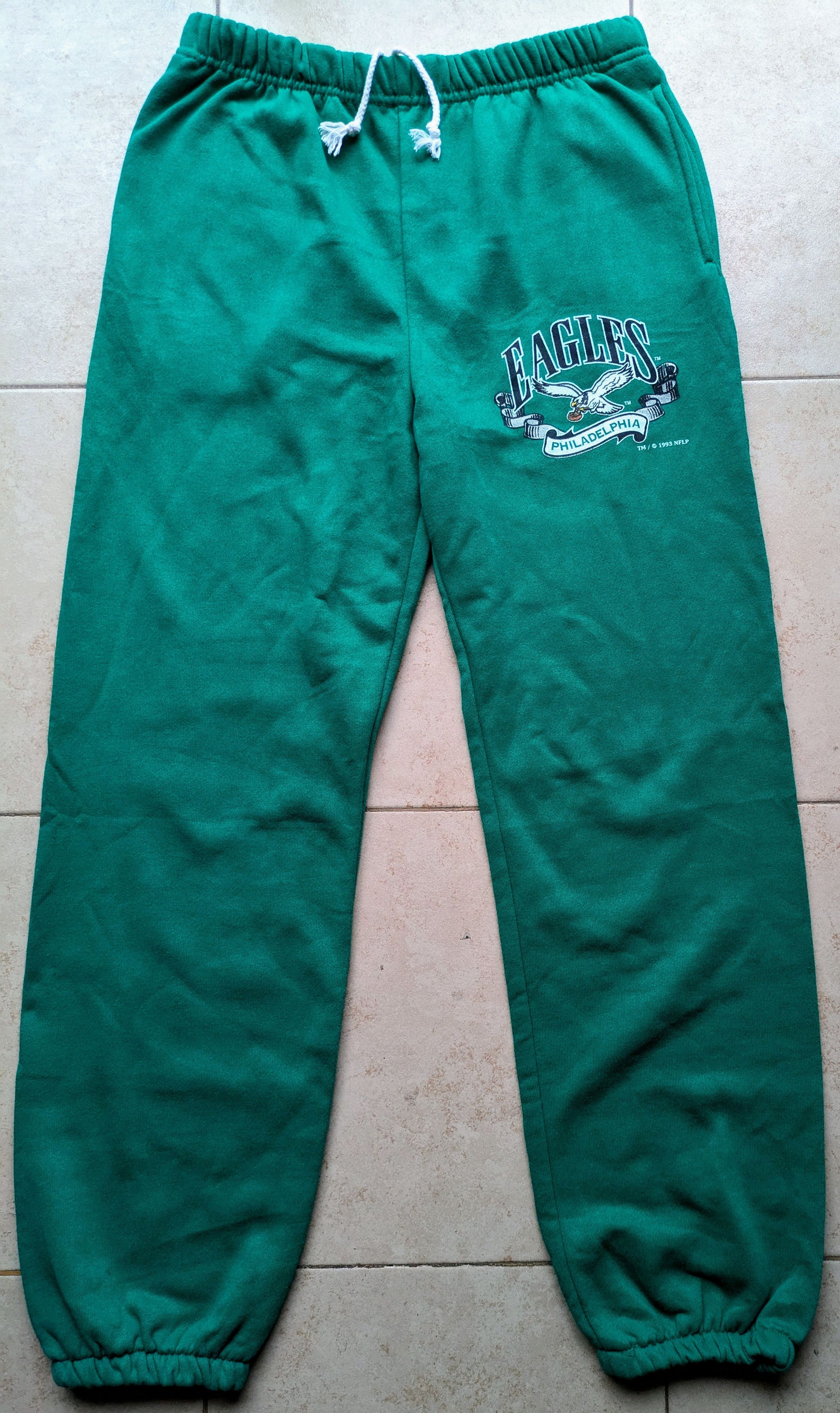 NFL × Nutmeg Philadelphia Eagles 90s NUTMEG sweatpants S kelly NFL vtg Size US 30 / EU 46 - 2 Thumbnail