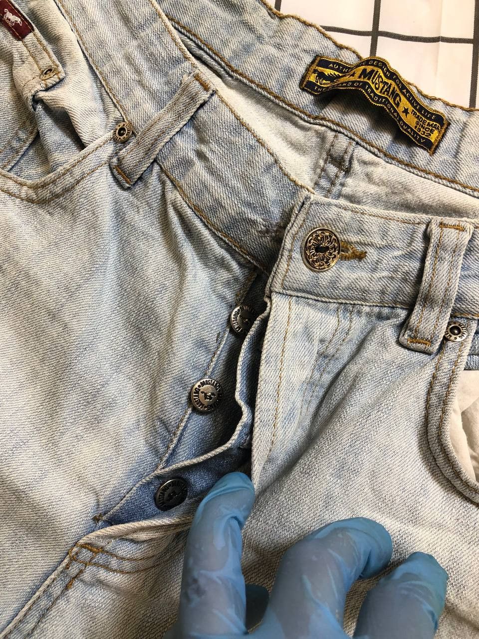 Mustang Vintage MUSTANG Jeans Faded Blue Denim Size US 32 / EU 48 - 14 Thumbnail