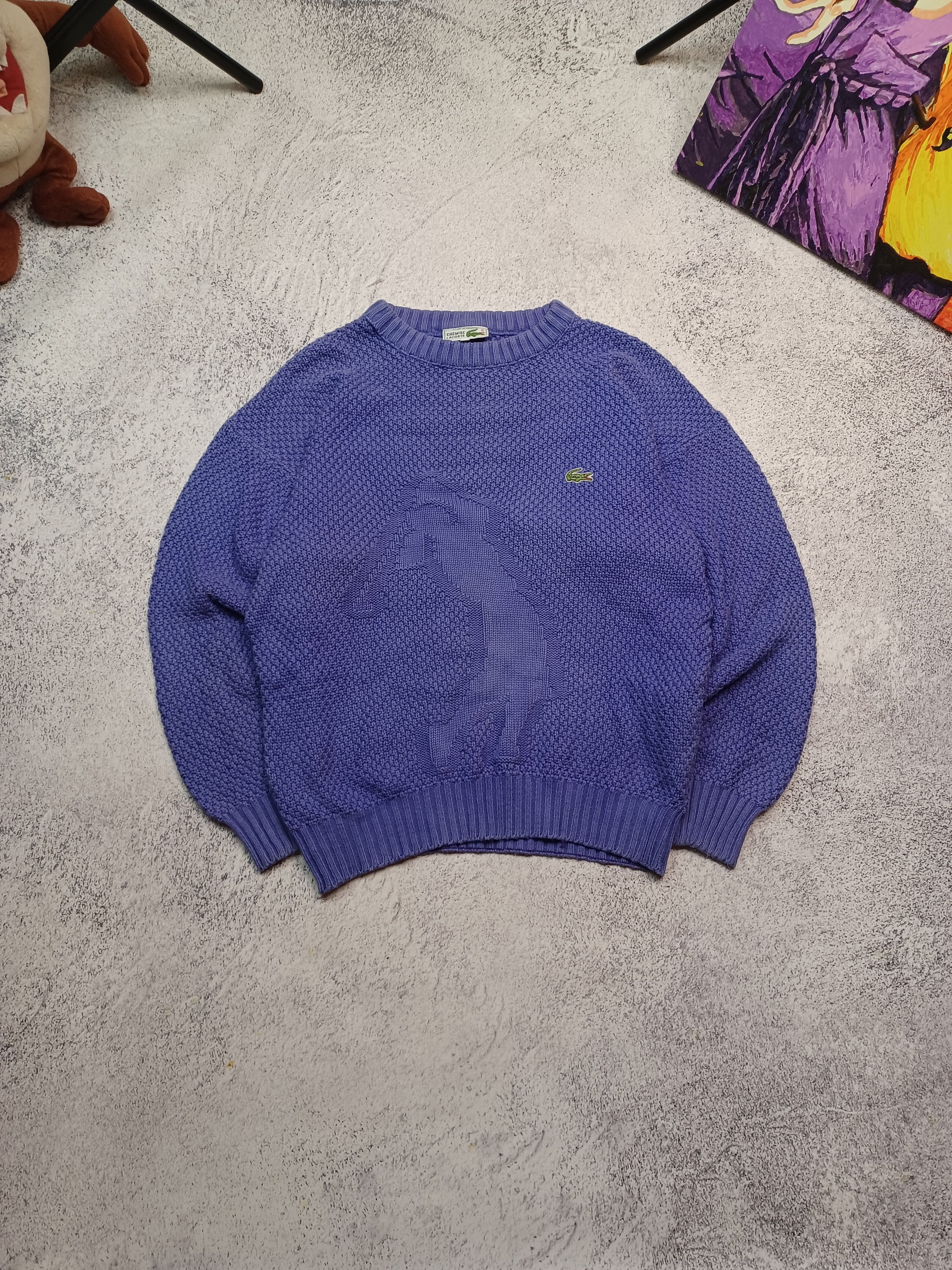 Lacoste Vintage Lacoste "Made in France" Knit Sweater Size US M / EU 48-50 / 2 - 4 Thumbnail