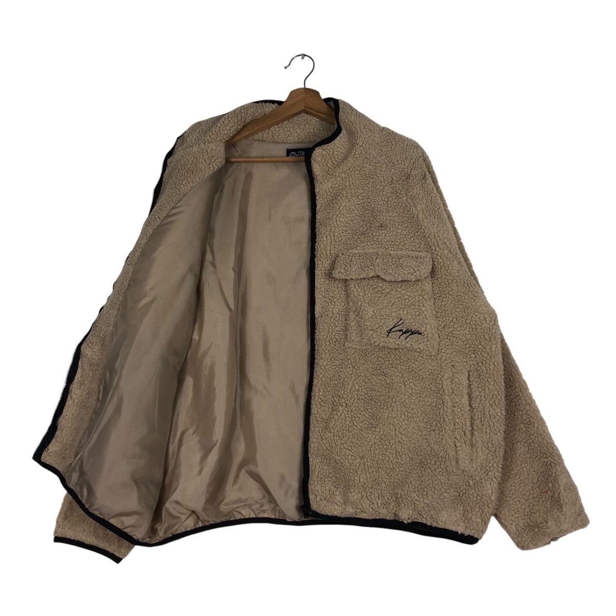 Japanese Brand 📌Vintage Bomber Jacket Fleece Sherpa Kappa Big Logo Anorak Size US M / EU 48-50 / 2 - 12 Thumbnail