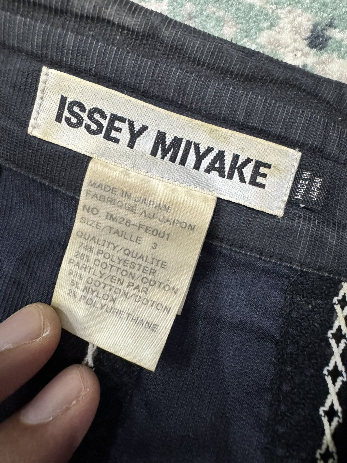 Issey Miyake × Vintage ISSEY MIYAKE STRIPED SLEEVELES JACKET SIZE 3 JAPAN Size M / US 6-8 / IT 42-44 - 4 Thumbnail