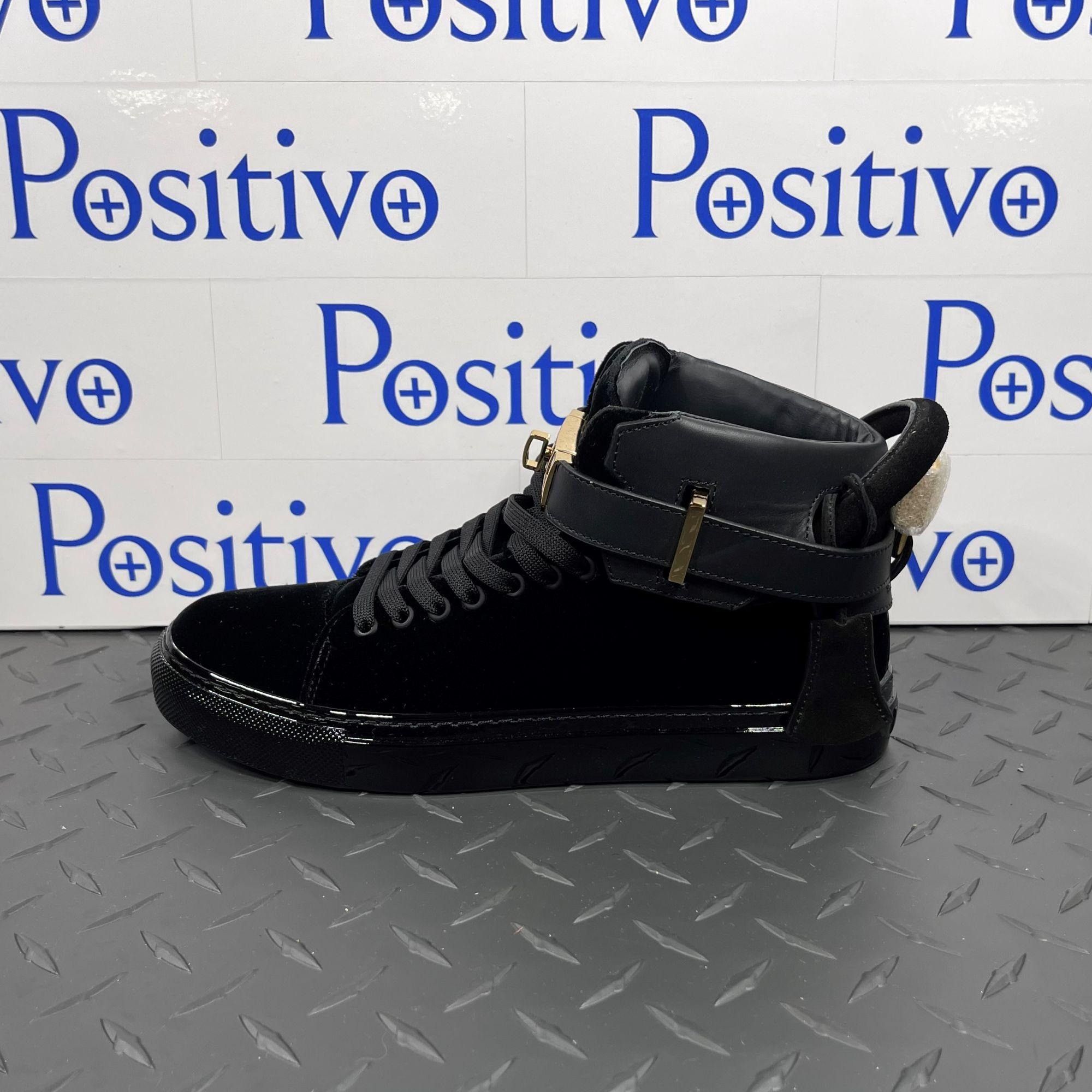 Buscemi Buscemi 100MM Velvet Black Sneakers US 5 EU 35 Size US 5 / IT 35 - 1 Thumbnail