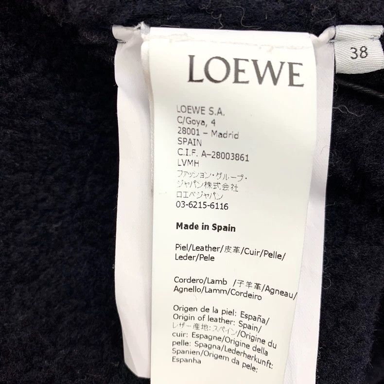 Loewe Loewe Dark blue collar long sleeve fur jacket Size S / US 4 / IT 40 - 7 Thumbnail