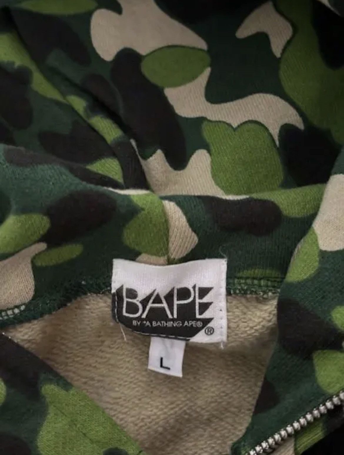 Bape RARE OG 2006 A BATHING APE GREEN ABC CAMO FULLZIP HOODIE Size US XL / EU 56 / 4 - 3 Thumbnail