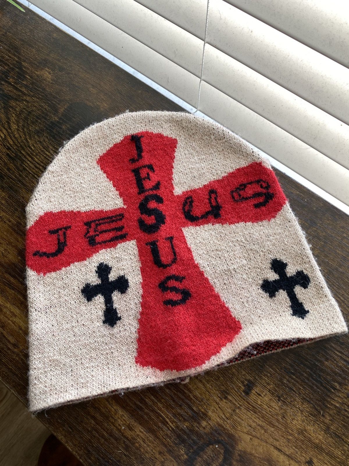 Other Jesus Cross Beanie Size ONE SIZE - 4 Thumbnail