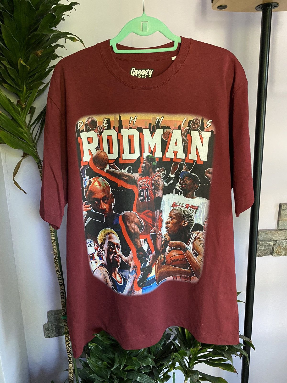 NBA × Rap Tees Dennis Rodman All over print Graphic T Shirt Rap Size US XL / EU 56 / 4 - 1 Thumbnail