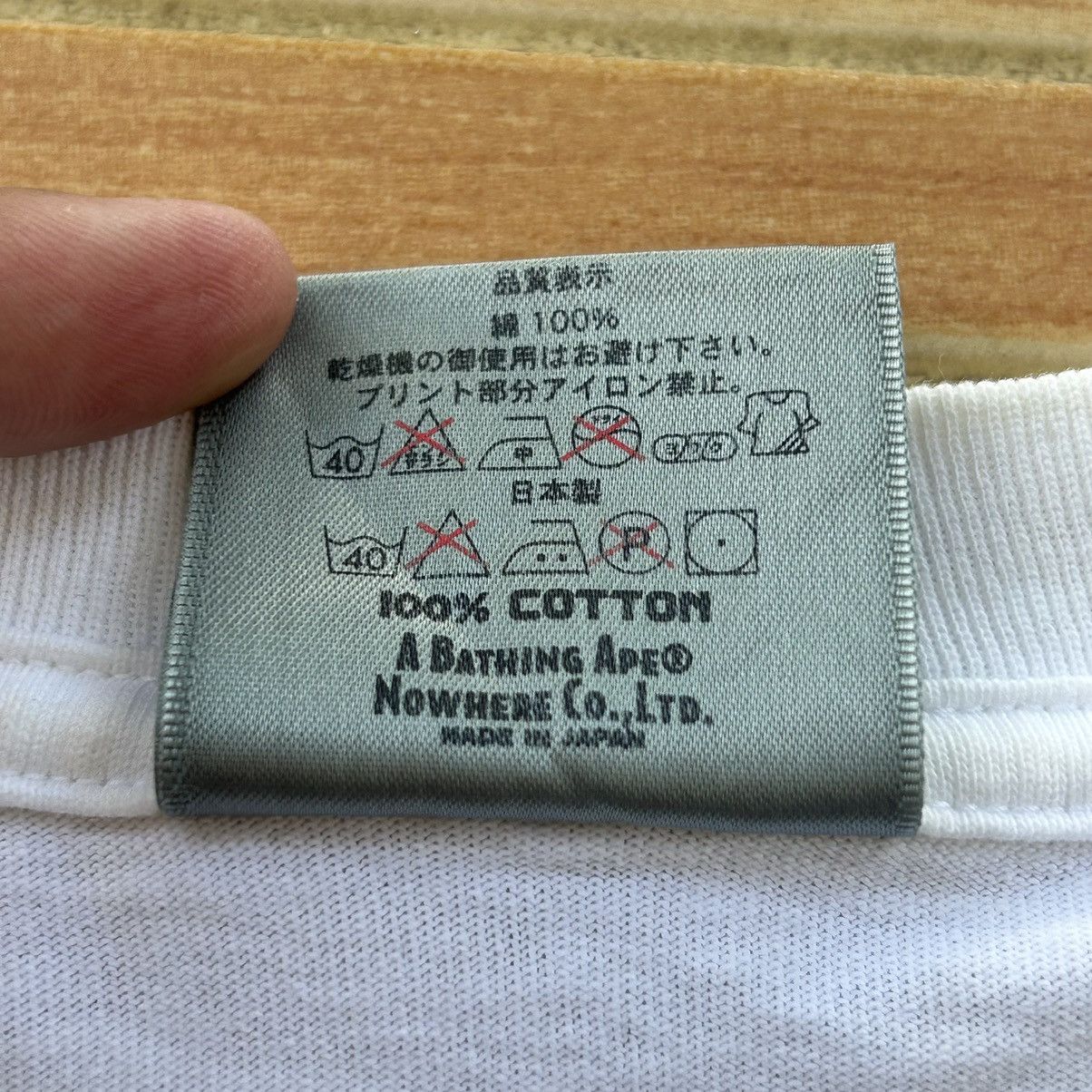 Bape Alphabet Long Sleeve Tee Size US M / EU 48-50 / 2 - 5 Thumbnail