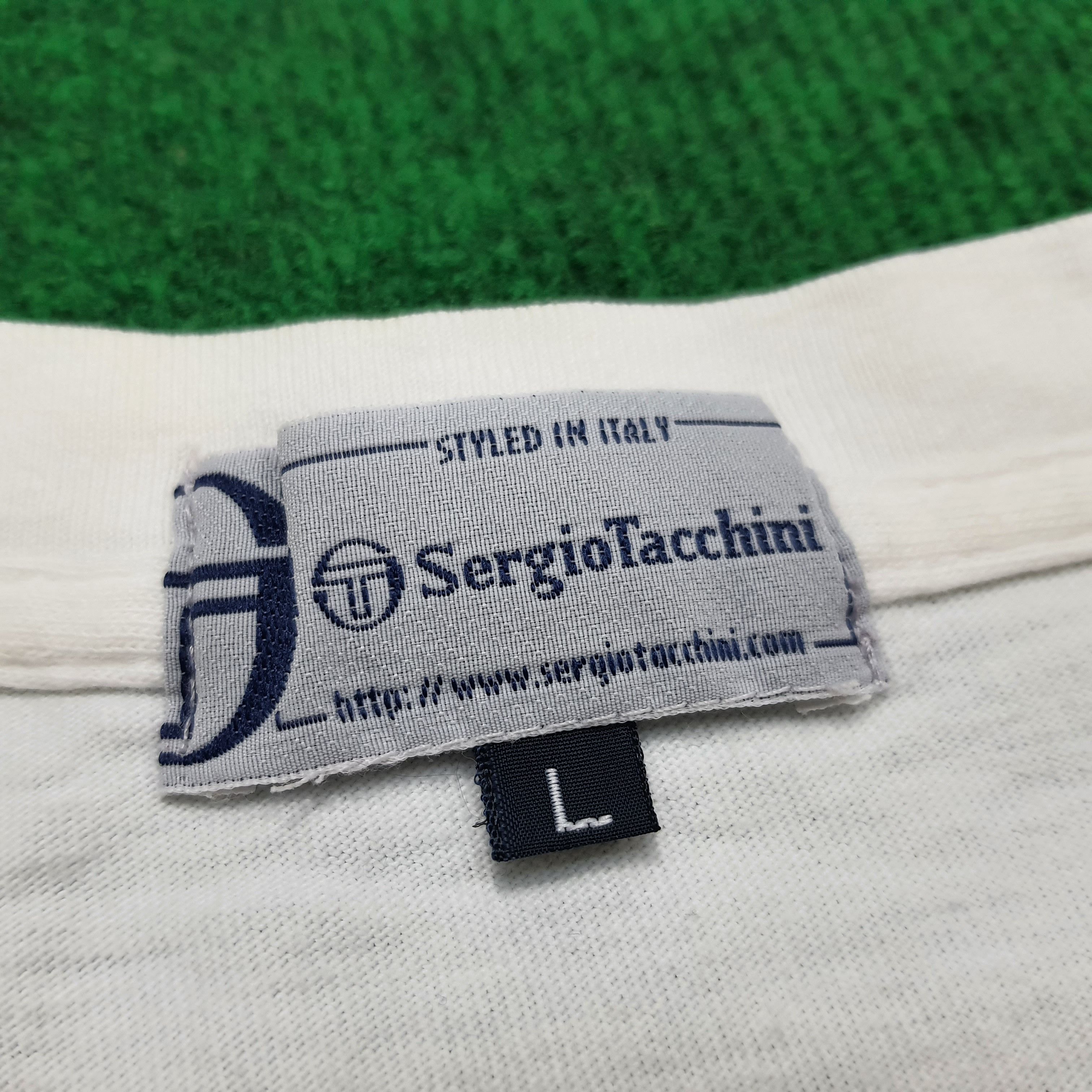 Sergio Tacchini × Vintage Vintage Sergio Tacchini T-Shirt Size US L / EU 52-54 / 3 - 5 Thumbnail