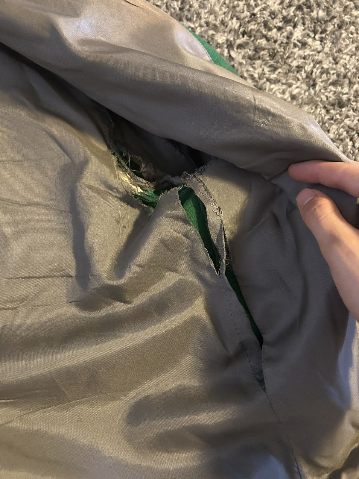 Other 1950’s Green Varsity Wool Letterman Jacket MHS Size US M / EU 48-50 / 2 - 5 Thumbnail