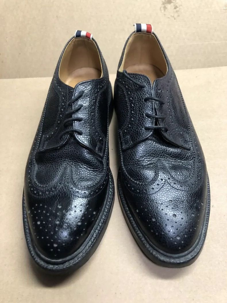 Thom Browne Thom Browne Black leather shoes Size US 9.5 / EU 42-43 - 2 Thumbnail
