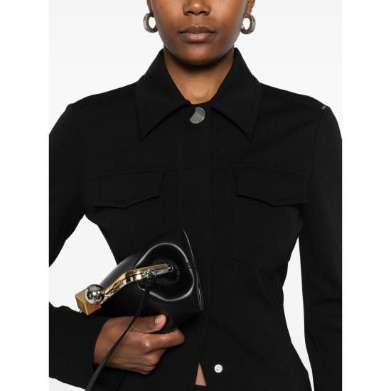 Sportmax SPORTMAX Women Jackets WELLS 117 001 BLACK Size M / US 6-8 / IT 42-44 - 1 Thumbnail