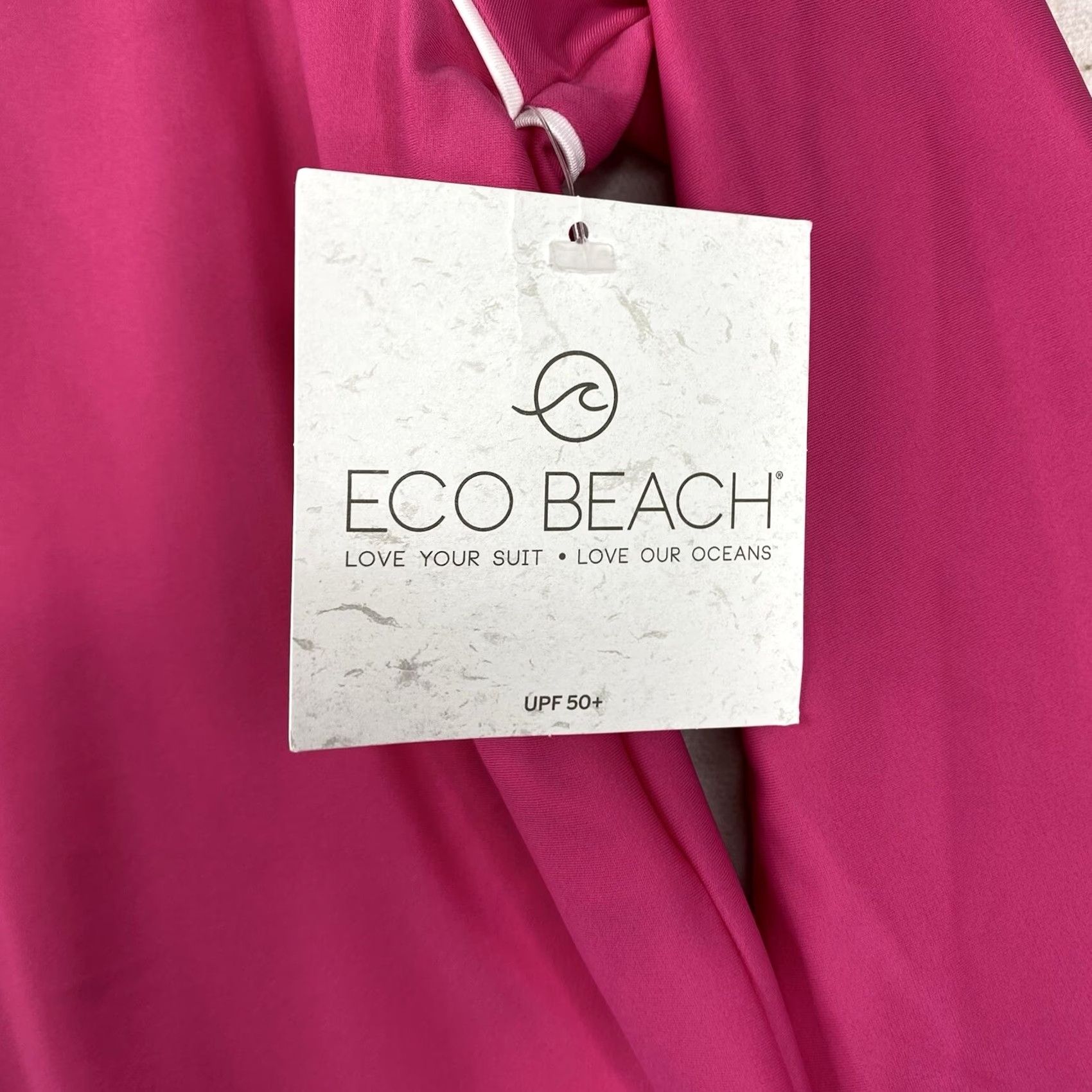 Vintage Eco Beach Rash Guard Top Womens S Pink Long Sleeve UV/Sun Protection NWT Size S / US 4 / IT 40 - 2 Thumbnail