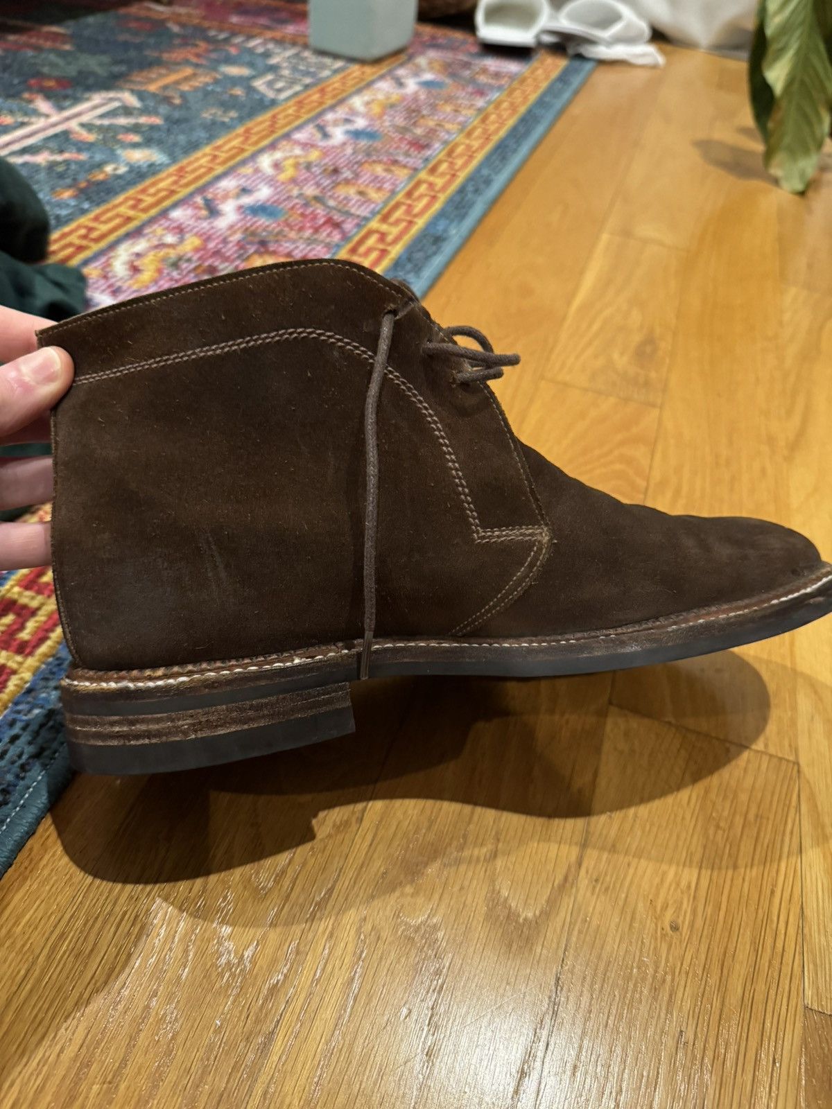 Barneys New York × Crockett & Jones Crockett & Jones x Barneys NY - Barnstable Boot Brown Suede Size US 8.5 / EU 41-42 - 9 Thumbnail