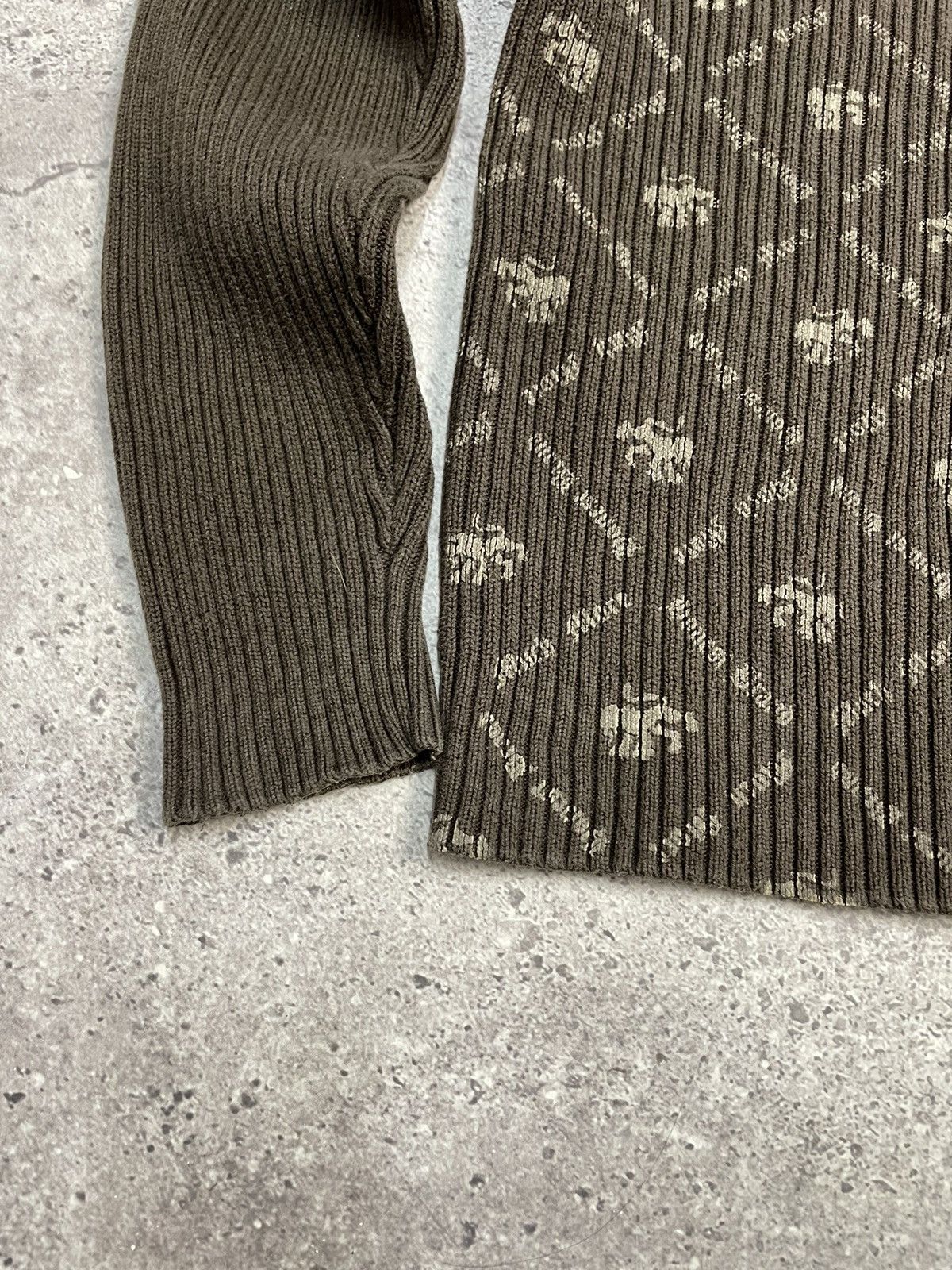 Vintage Vintage Diesel Style striped Sweater Faded Efect 00s knit Size US M / EU 48-50 / 2 - 6 Thumbnail